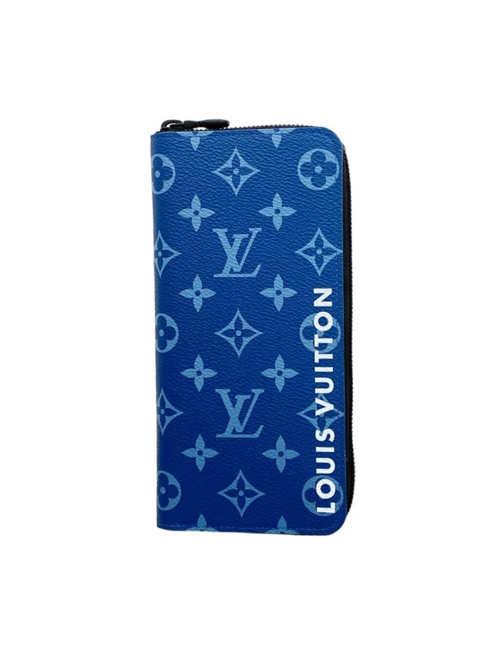 Louis Vuitton Wallet Monogram Zippy Vertical Blue